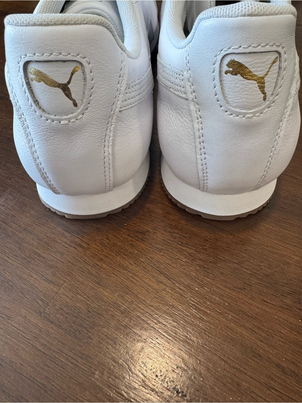 Puma Roma Classic Gum 366408-01 Sneakers White Team Gold Gum NWB Men’s Size 13 - Picture 2 of 7